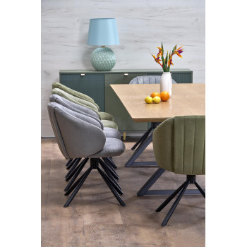 Pikendatav laud HENRY (180-300 cm), naturaalne/must Pikendatav laud HENRY (180-300 cm), naturaalne/must