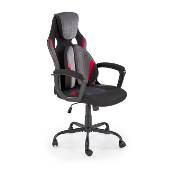 Kontoritool JENSEN, must/hall/punane Kontoritool JENSEN, must/hall/punane