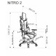 Офисный стул NITRO 2, серый/черный Офисный стул NITRO 2, серый/черный