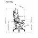 Офисный стул NITRO, черный/красный Офисный стул NITRO, черный/красный