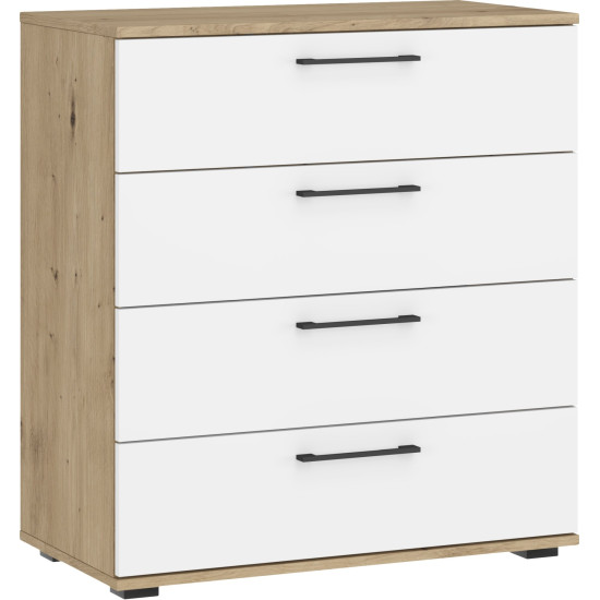 FLEX - KM-1 kumode moduļu skapja SISTĒMAI - artisan ozols / balta