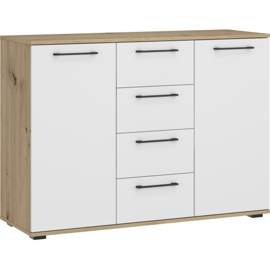 FLEX - KM-2 kumode moduļu skapja SISTĒMAI - artisan ozols / balta