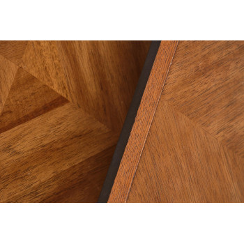 Комплект из 2 журнальных столиков ELZA, орех/черный