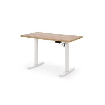 B/54 rakstāmgalds ar regulējamu augstumu, virsma - amatniecisks ozols, rāmis - balts  B/54 rakstāmgalds ar regulējamu augstumu, virsma - amatniecisks ozols, rāmis - balts