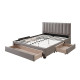 Кровать GRACE 160 с ящиками, цвет: бежевый Кровать GRACE 160 с ящиками, цвет: бежевый