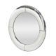MOON sienas spogulis, sudrabs MOON sienas spogulis, sudrabs