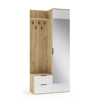 Система прихожей CORAL золотой дуб / белый