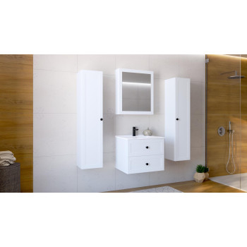 зеркальный шкаф, TORETO SLU-60, белый зеркальный шкаф, TORETO SLU-60, белый