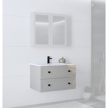 izlietnes skapis, TORETO SU-80, kašmira matēts izlietnes skapis, TORETO SU-80, kašmira matēts