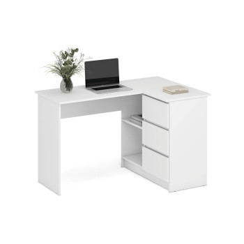 BEGA rakstāmgalds, balts BEGA rakstāmgalds, balts