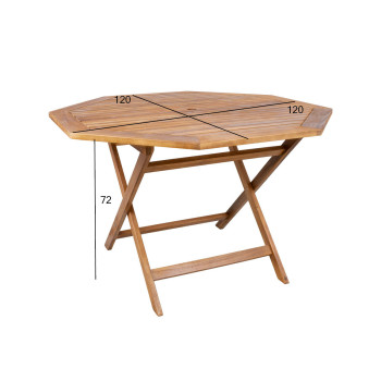 Стол FINLAY 120x120xH72см, акация Стол FINLAY 120x120xH72см, акация