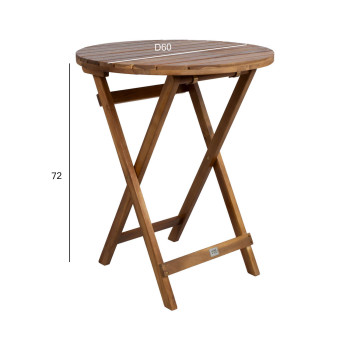 Стол GWEN D60xH72см, акация Стол GWEN D60xH72см, акация