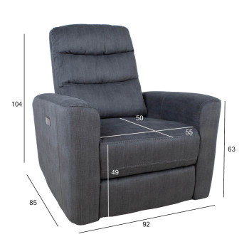 Кресло GASTON электрореклайнер, га