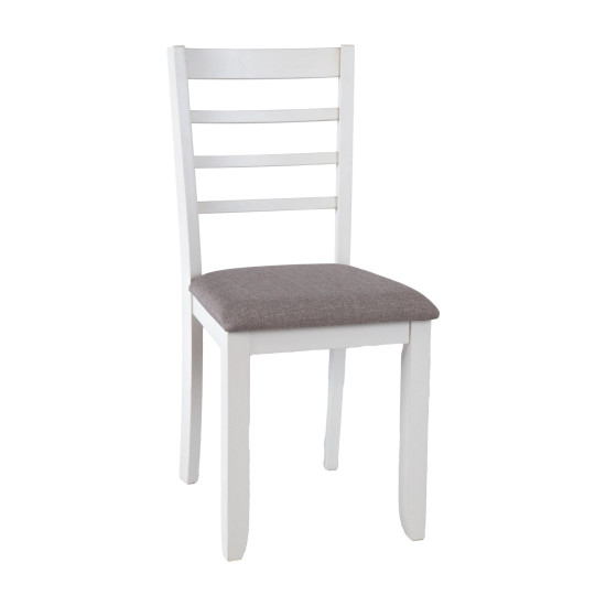 Стул JANELLE 41x49xH90см, серый/белый Стул JANELLE 41x49xH90см, серый/белый