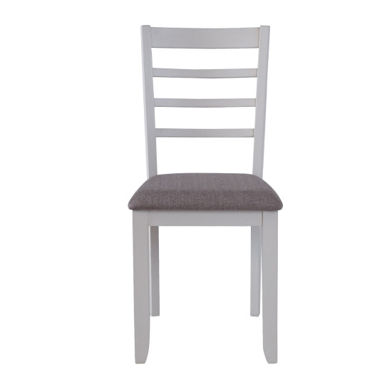 Стул JANELLE 41x49xH90см, серый/белый Стул JANELLE 41x49xH90см, серый/белый