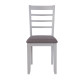 Стул JANELLE 41x49xH90см, серый/белый Стул JANELLE 41x49xH90см, серый/белый