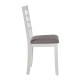 Стул JANELLE 41x49xH90см, серый/белый Стул JANELLE 41x49xH90см, серый/белый
