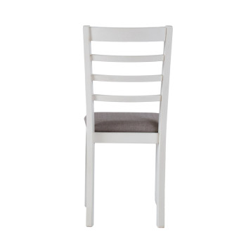 Стул JANELLE 41x49xH90см, серый/белый