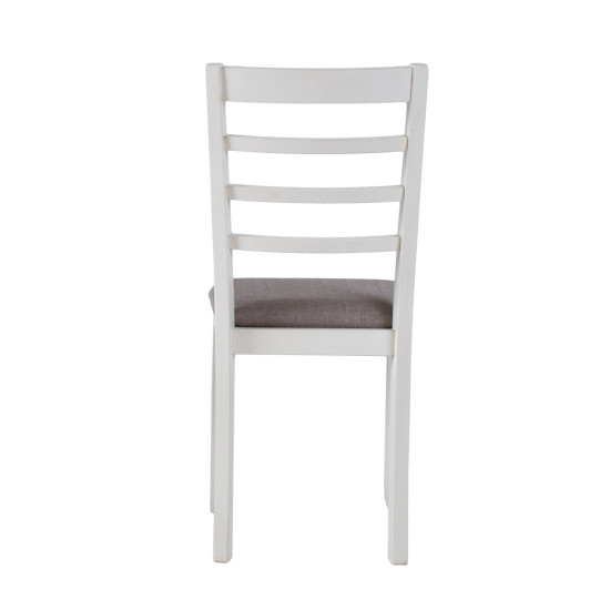 Стул JANELLE 41x49xH90см, серый/белый Стул JANELLE 41x49xH90см, серый/белый