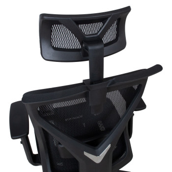 Рабочий стул MIKE черная сетка из ткани Рабочий стул MIKE черная сетка из ткани