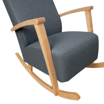 Кресло-качалка VENLA темно-серый