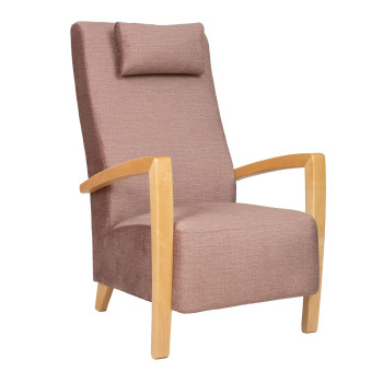 Кресло VENLA  розовый бархат