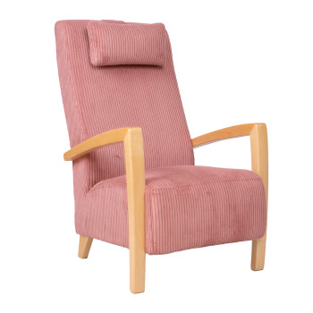 Кресло VENLA  розовый бархат