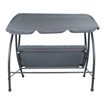 Садовые качели MONA 3-местные, серые Садовые качели MONA 3-местные, серые