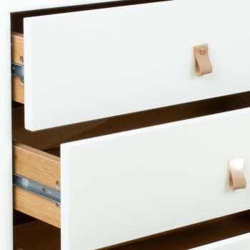 Kumode IRIS 180x40xH55cm, balta Kumode IRIS 180x40xH55cm, balta