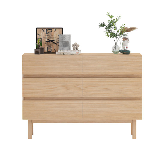Kumode SUNNY 120x40xH85cm, melamīna ozols Kumode SUNNY 120x40xH85cm, melamīna ozols