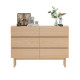 Kumode SUNNY 120x40xH85cm, melamīna ozols Kumode SUNNY 120x40xH85cm, melamīna ozols