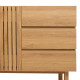 Kumode SUNNY 120x40xH85cm, melamīna ozols Kumode SUNNY 120x40xH85cm, melamīna ozols