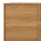 Kumode SUNNY 120x40xH85cm, melamīna ozols Kumode SUNNY 120x40xH85cm, melamīna ozols