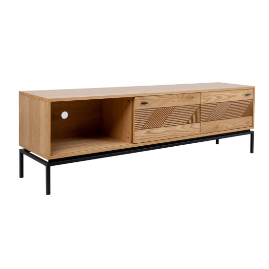 TV galds CINDY 180x40xH55cm, MDF ozols