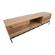 TV galds CINDY 180x40xH55cm, MDF ozols