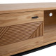 TV galds CINDY 180x40xH55cm, MDF ozols