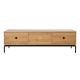 TV galds CINDY 180x40xH55cm, MDF ozols