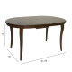 Обеденный стол JOY 145/178x90xH74см Обеденный стол JOY 145/178x90xH74см