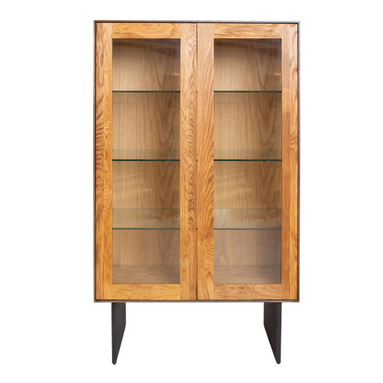 Шкаф-витрина VALENCIA 90x45xH160см, дуб Шкаф-витрина VALENCIA 90x45xH160см, дуб