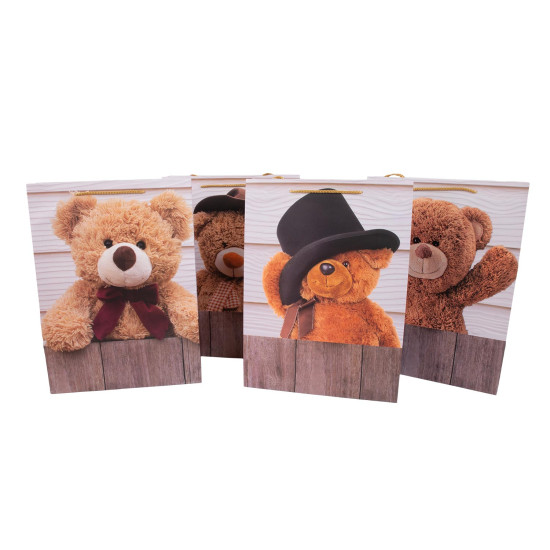 Подарочный пакет TEDDY, 31х42х12см, микс Подарочный пакет TEDDY, 31х42х12см, микс