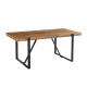 Обеденный стол IRONBRIDGE 180x88xH76см, сосна