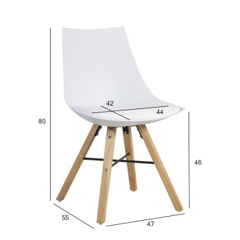 Стул SEIKO белый