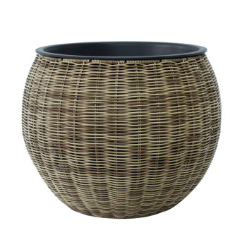 Puķupods WICKER D40xH32cm, gaiši brūns Puķupods WICKER D40xH32cm, gaiši brūns