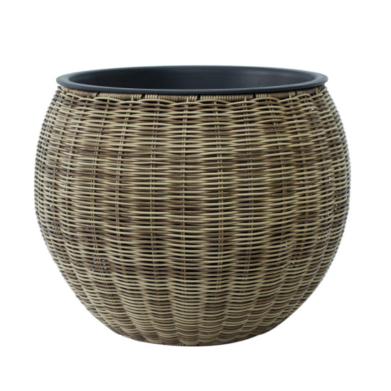 Puķupods WICKER D40xH32cm, gaiši brūns Puķupods WICKER D40xH32cm, gaiši brūns