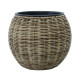 Puķupods WICKER D26xH22cm, gaiši brūns