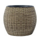 Puķupods WICKER D48xH40cm, gaiši brūns