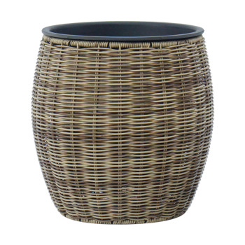 Puķupods WICKER D30xH30cm, gaiši brūns Puķupods WICKER D30xH30cm, gaiši brūns