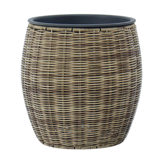 Puķupods WICKER D30xH30cm, gaiši brūns