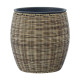 Puķupods WICKER D30xH30cm, gaiši brūns