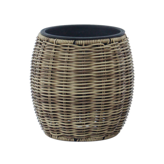 Puķu pods WICKER D20xH20cm, gaiši brūns